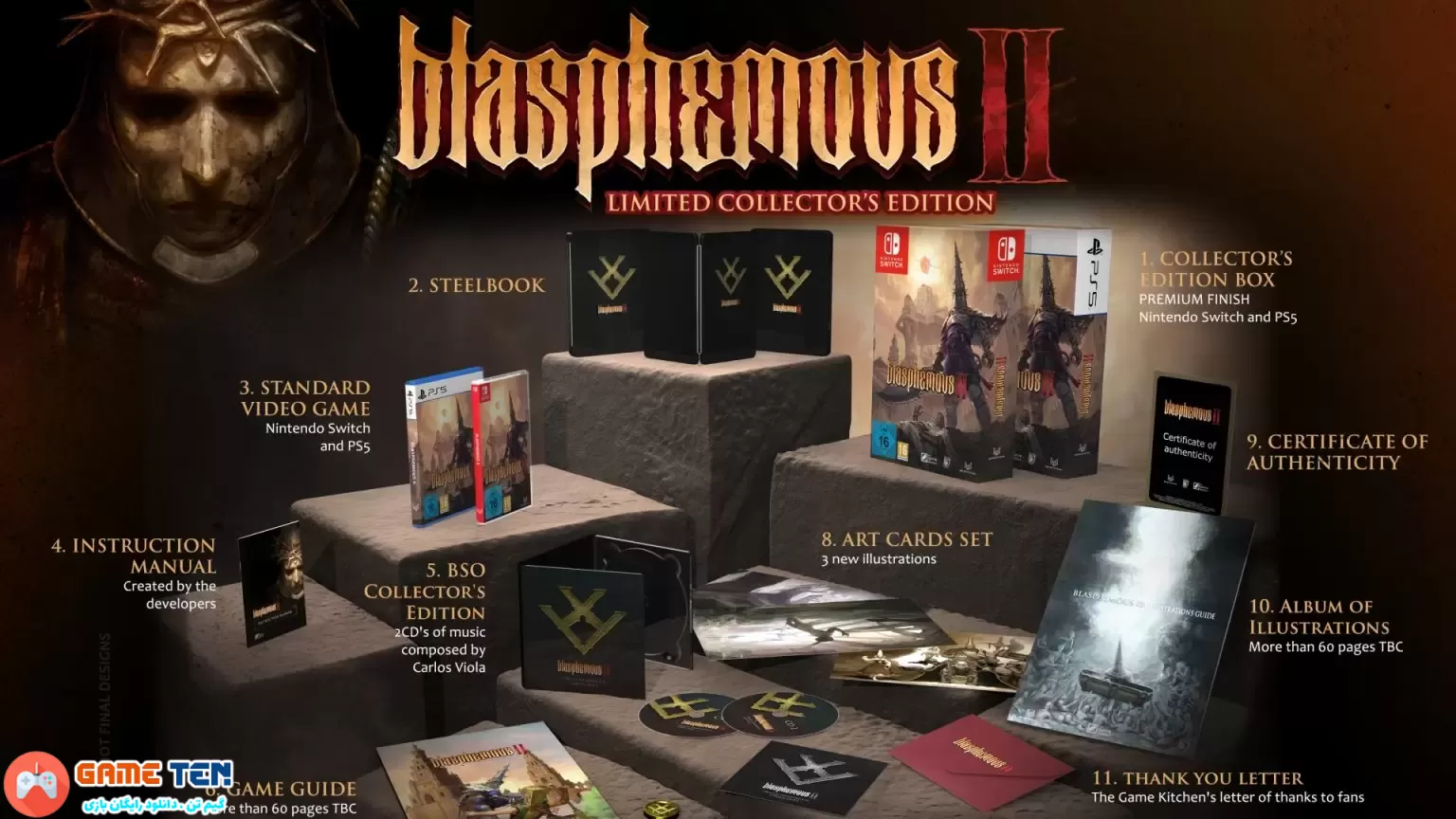 نسخه ویژه بازی Blasphemous 2 معرفی شد