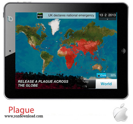 بازی ترسناک Plague Inc v1.9.1 مخصوص آیفون ، آیپد و آیپاد