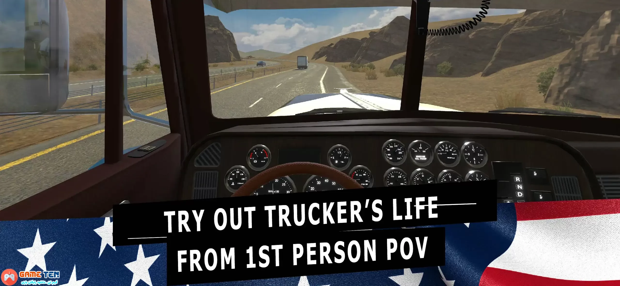 دانلود مود بازی Truck Simulator PRO USA 1.26 برای اندروید