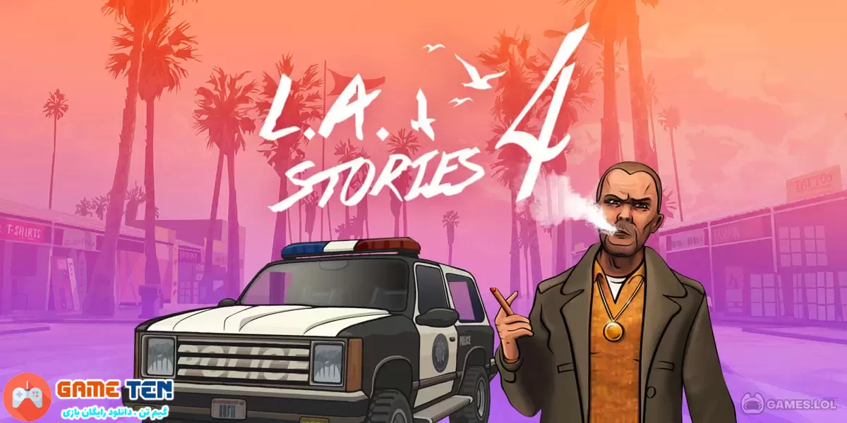 دانلود مود بازی Los Angeles Stories 4 Sandbox برای اندروید