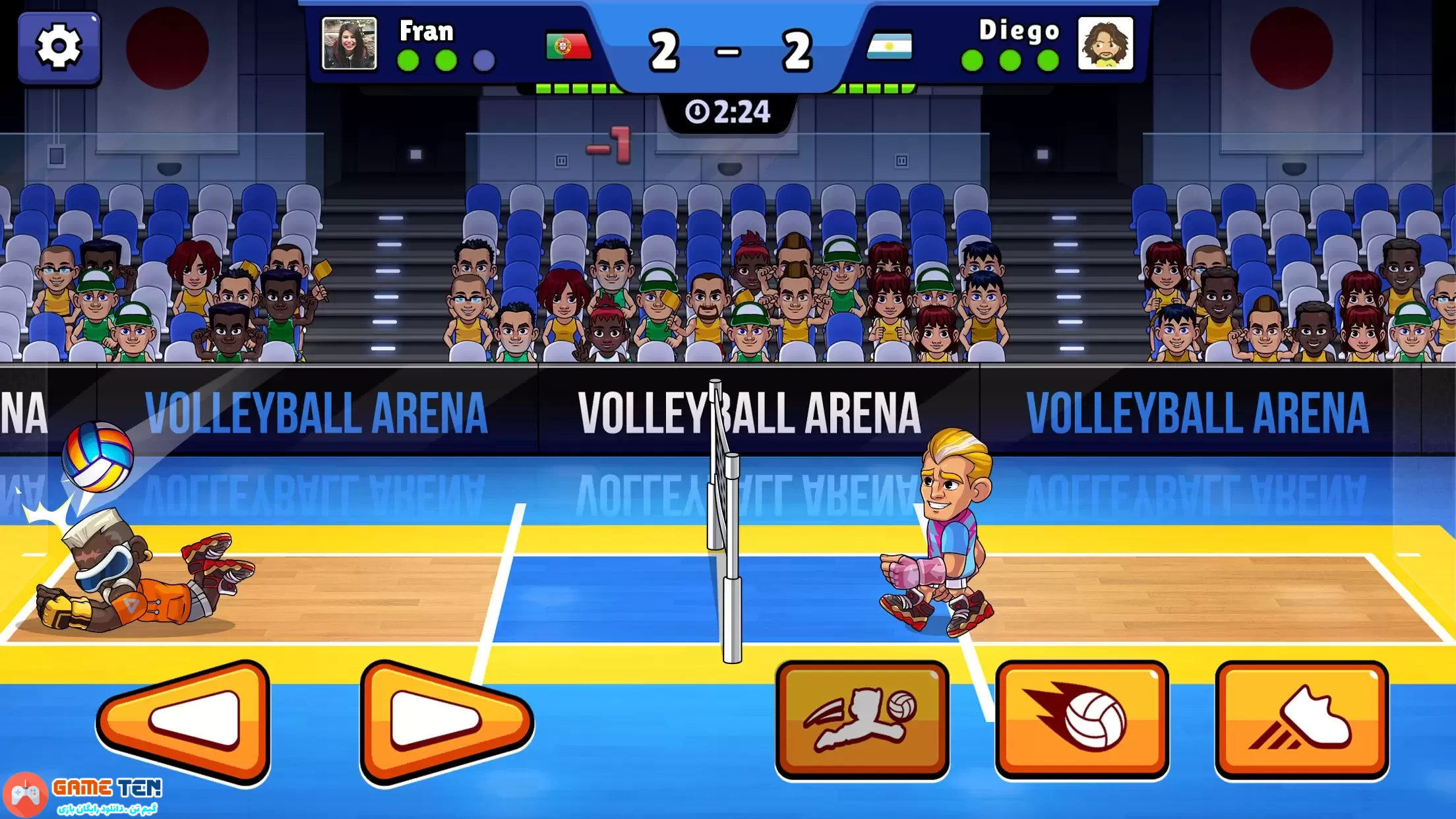 دانلود مود بازی Volleyball Arena والیبال آرنا برای اندروید