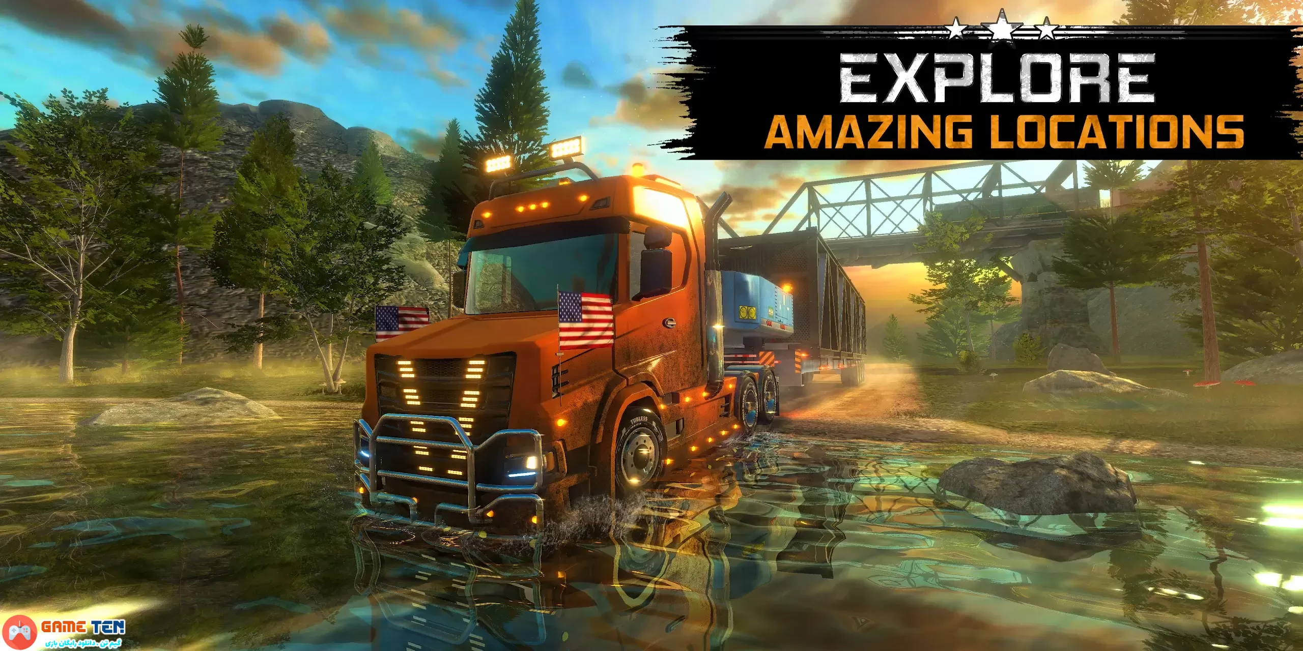 دانلود مود بازی Truck Simulator USA Revolution برای اندروید