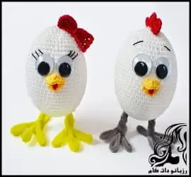 آموزش بافت تخم مرغ های دکوری سفره هفت سین