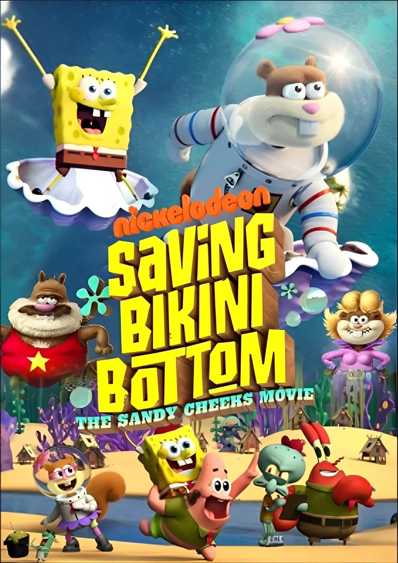 فیلم نجات بیکینی باتم: سندی چیکس saving bikini bottom the sandy cheeks movie