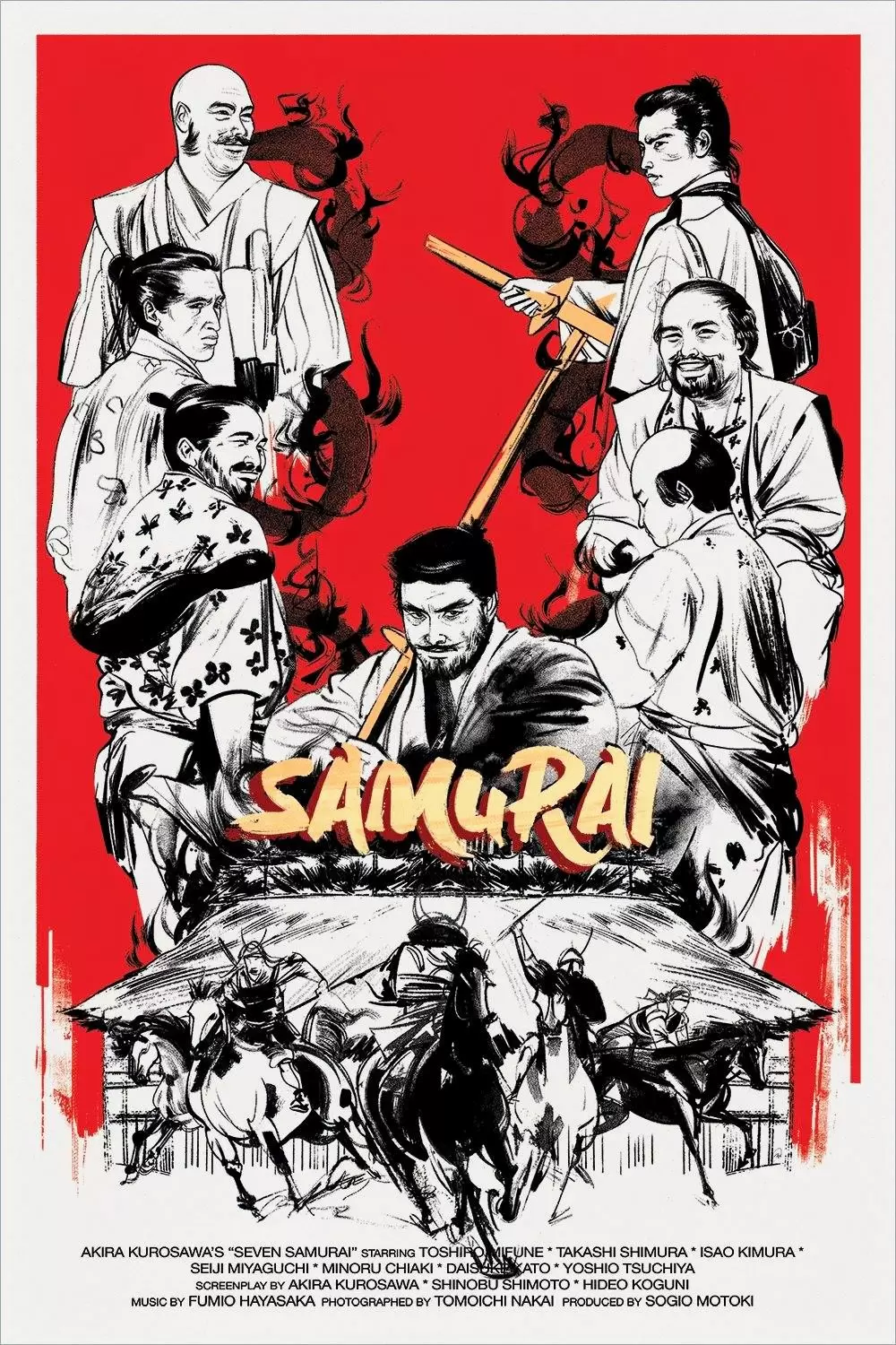 فیلم هفت سامورایی seven samurai