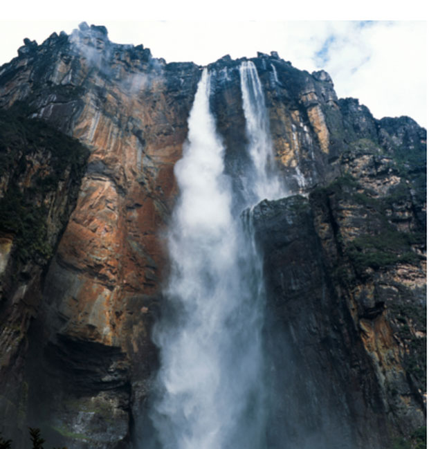 بلندترین آبشار پنهان جهان با جریانی برابر با 25 رودخانه آمازون