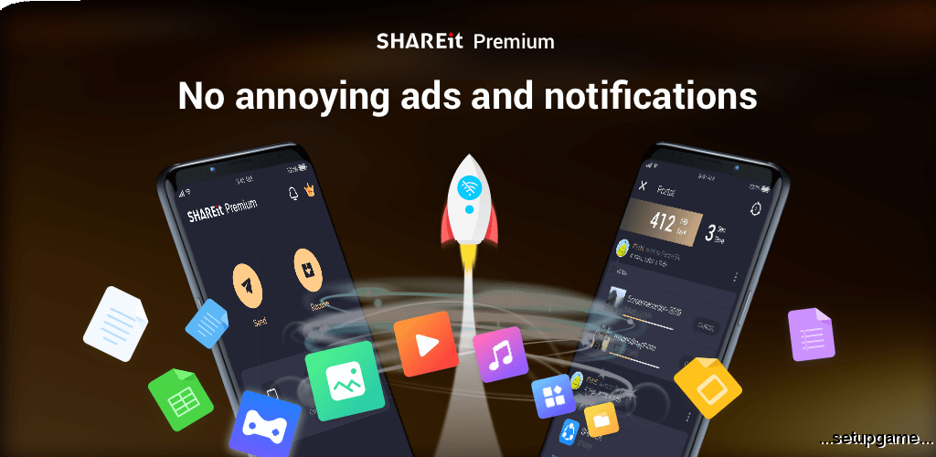 SHAREit Premium 1.1.68 – دانلود شیریت پرمیوم-برنامه ارسال و دریافت فایل!