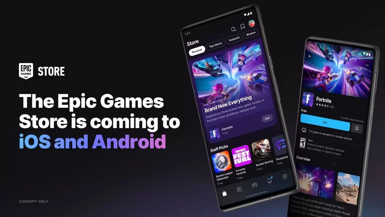  Epic Games Store در انتهای سال 2024 به Android و IOS خواهد امد