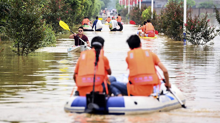 تصاویر شوکه کننده و دیدنی از فاجعه در جنوب چین