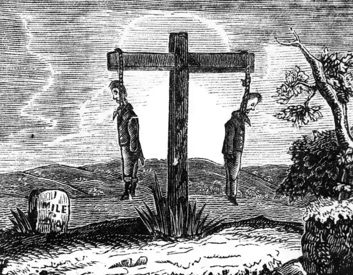تاریخ وحشتناک گیبت روش اعدام مخوف در قرن 18 برای ترساندن جنایتکاران\