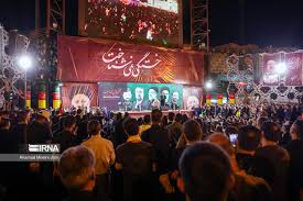 ‫میدان امام حسین(ع) میزبان آئین شام غریبان شهدای خدمت - ایرنا‬‎