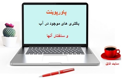 دانلود رایگان پاورپوینت باکتری های موجود در آب و ساختار آنها 