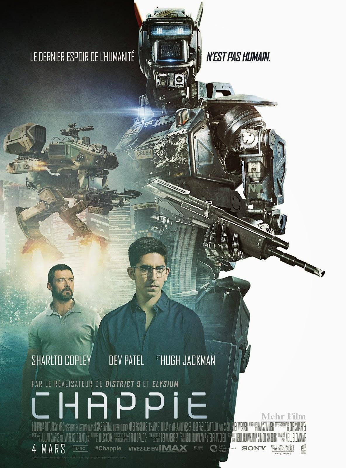 دانلود فیلم Chappie 2015 با لينك مستقيم