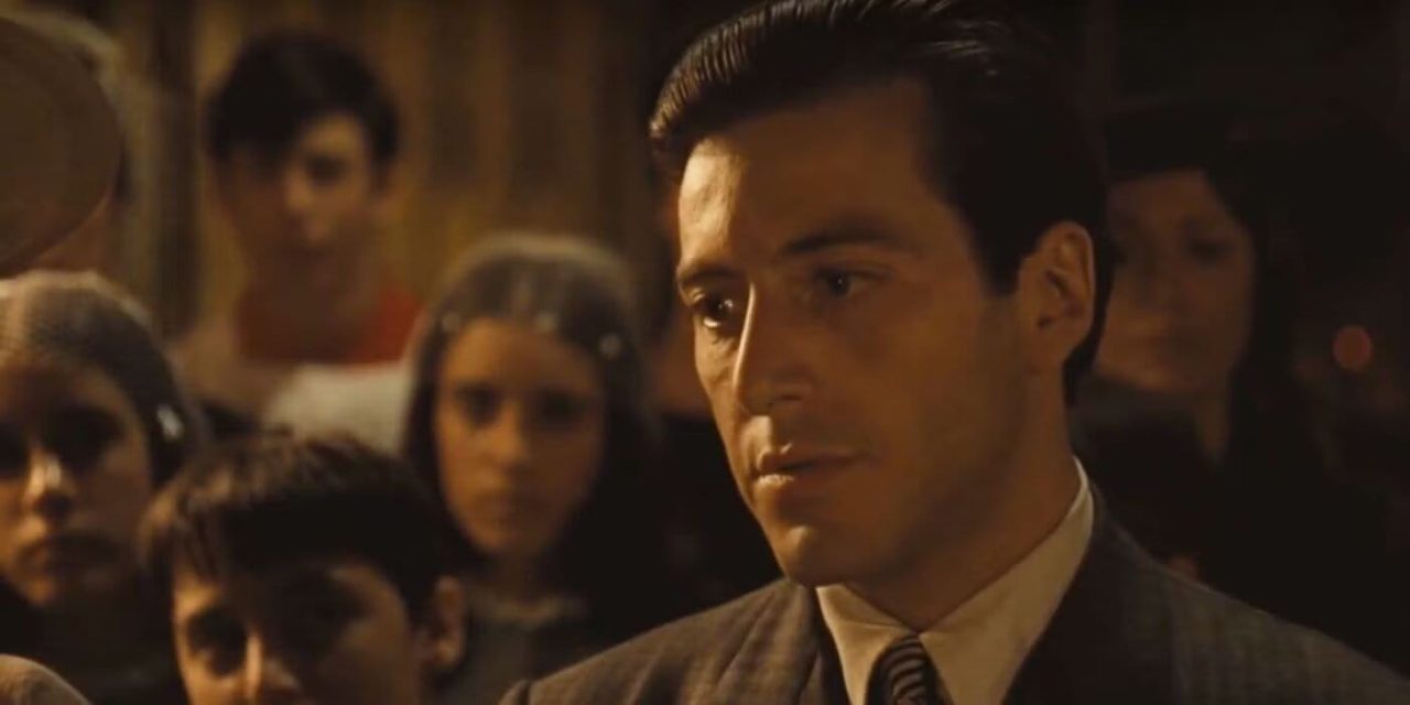 al pacino as michael corleone in the godfather baptism scene min آلفردو پاچینو در فیلم the godfather