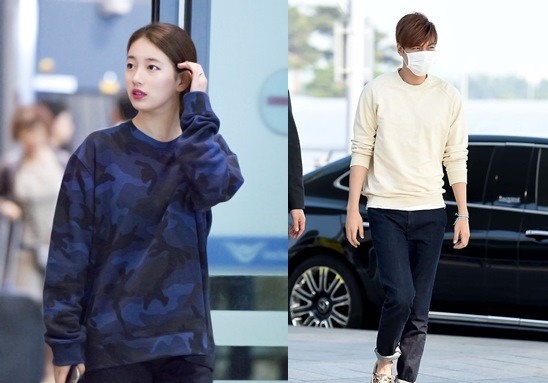 Lee Min-ho, Suzy Spotted @ Airport On Same Day  - سوزی و لی مین هو در یک روز به فرودگاه اینچئون رسیدند