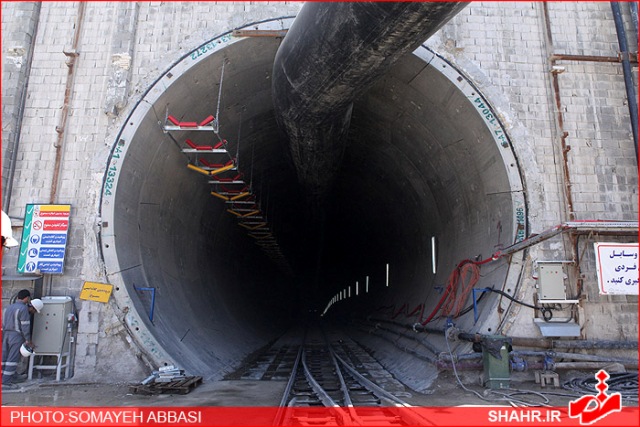 احداث تونل خط 3 مترو توسط قرارگاه سازندگی خاتم