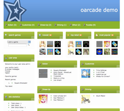 اسکریپت بازی آنلاین Oarcade