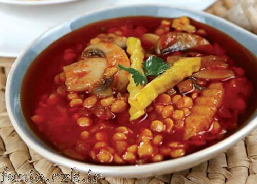 طرز تهیه خورشت قیمه با قارچ بدون گوشت