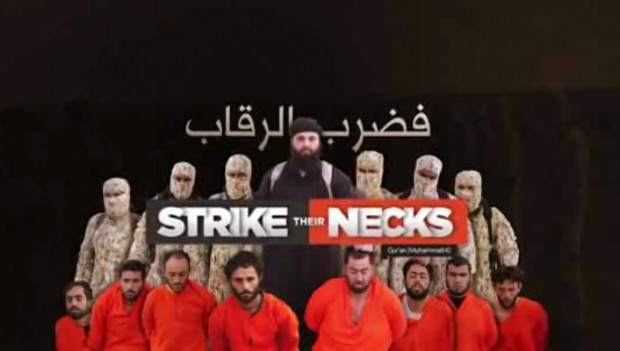 دانلود ویدیوی داعش از سر بریدن 8 نفر در سوریه استان حماه