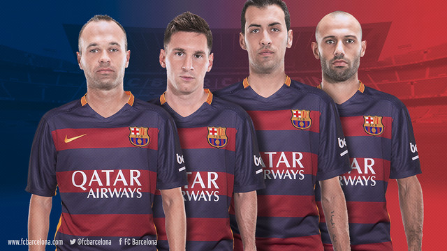چهار کاپیتان منتخب بارسا برای فصل 2015/16