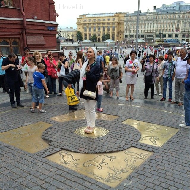 آنا نعمتي در مسکو روسيه! + تصاوير