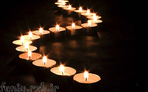 تصاویر متحرک زیبا از شمع