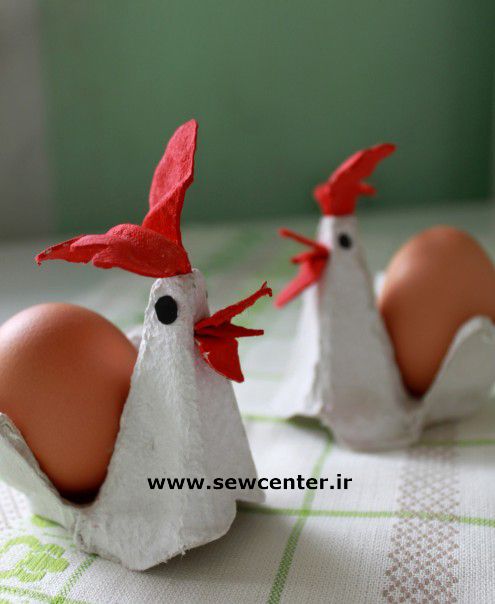 آموزش ساخت جا تخم مرغی