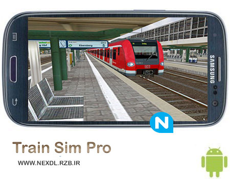دانلود بازی شبیه ساز آموزش قطار Train Sim Pro 3.3.3 - آندروید