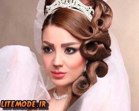 مدل آرایش مو و میکاپ عروس ایرانی 2016 