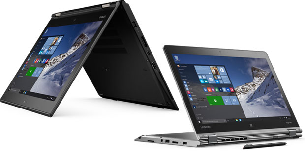 لنوو دو عضو جدید از لپ تاپ های سری ThinkPad Yoga خود را در IFA 2015 معرفی کرد