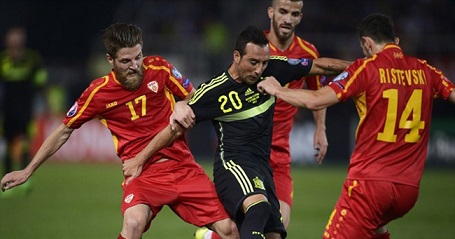 مقدونیه 0-1 اسپانیا؛ پیروزی لاروخا در کمال دو دسته گی