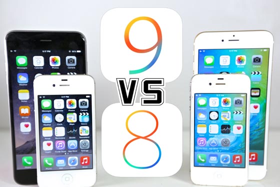 مقایسه سرعت عملکرد iOS 9 با iOS 8.4.1