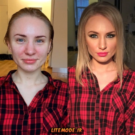 قبل آرایش و بعد آرایش,آرایش حرفه ای