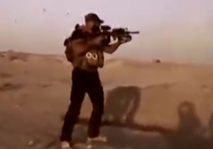 ابوعزرائیل خطاب به داعش : بخدا مانند آرد الکتان می کنم+فیلم