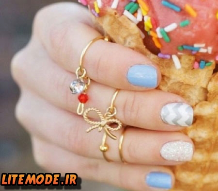جدیدترین مدل انگشتر مخصوص خانم ها | حلقه های "میدی رینگ" 