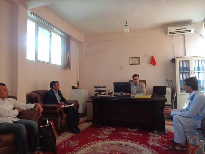 نشستی با انجنیرحمیدالله یک تن ازمسوولان مدیریت ساختمانی شاروالی هرات