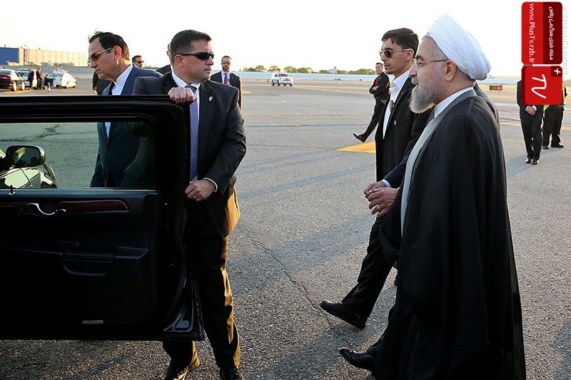 ماشین روحانی در آمریکا + عکس