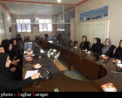 جلسه هماهنگی بانوان ورزشکار با ریاست اداره ورزش و جوانان شهرستان سراب 