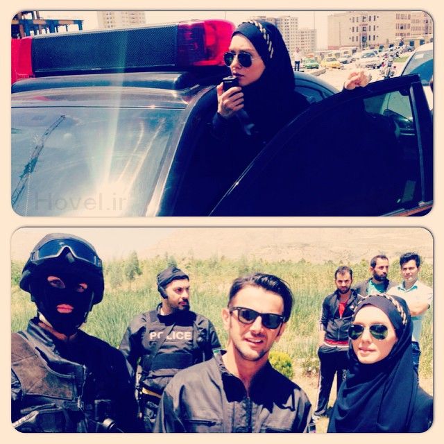 عکس پليس بازي هاي شهرزاد کمالزاده در سريال آمين! + تصاوير