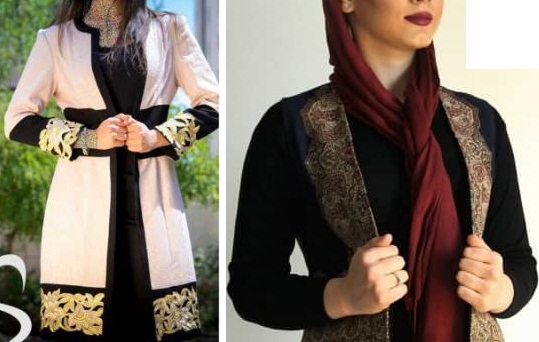 مدل مانتوهای طرح کت برند های ایرانی سال 2016 جدید