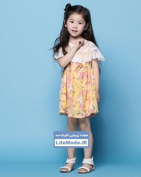 پیراهن های زیبای دختر بچه های کره ای 2016 