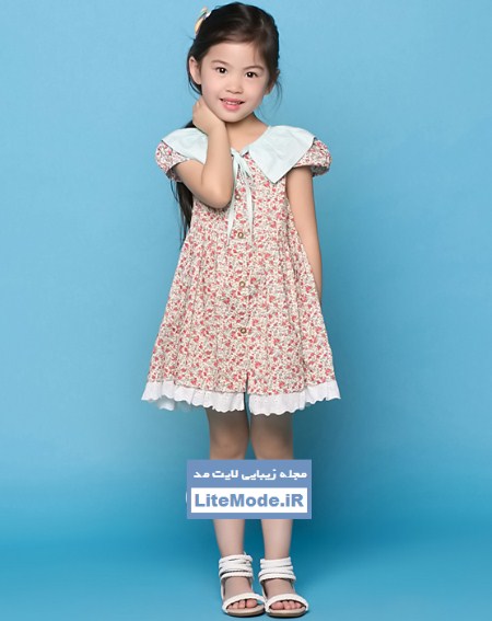 پیراهن های زیبای دختر بچه های کره ای 2016 