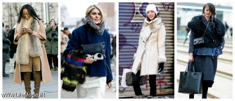 پالتوهای خزدار، پرطرفدارترین لباس زمستان در مجلات مد و فشن 