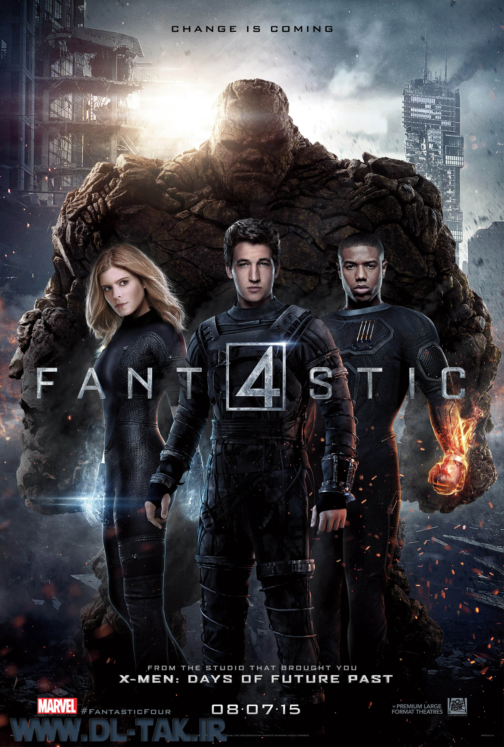دانلود فیلم چهار شگفت انگیز – Fantastic Four 2015