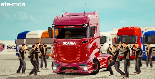 دانلود کامیون زیبای اسکانیا r1000 برای یورو تراک 