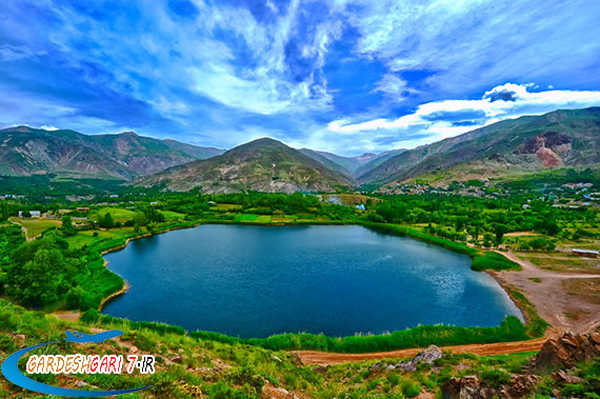 دریاچه زیبای اوان قزوین
