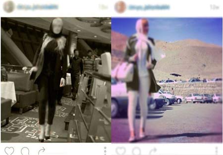 تصاویر دختران مدل اینستاگرام در خیابانهای تهران