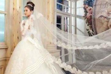 شیک ترین مدل لباس عروس دنباله دار ۲۰۱۵